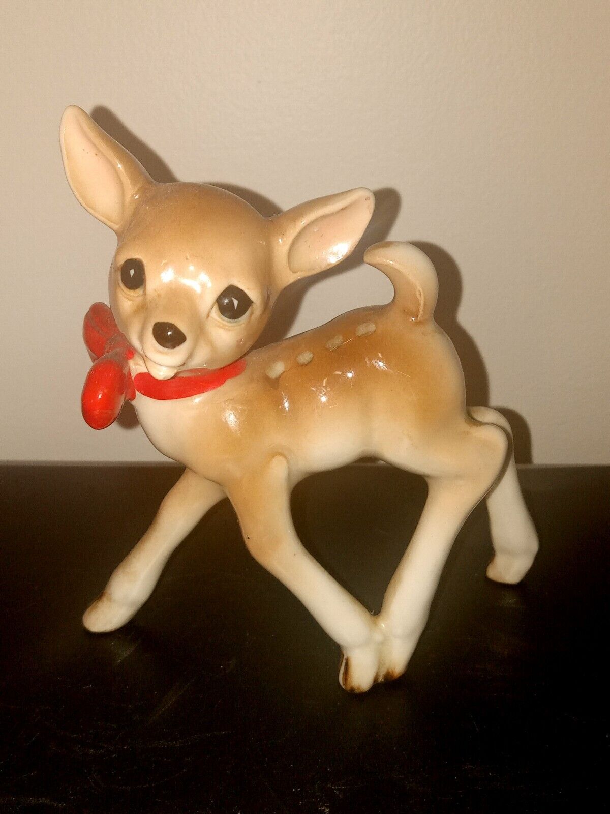 vintage deer figurine japan