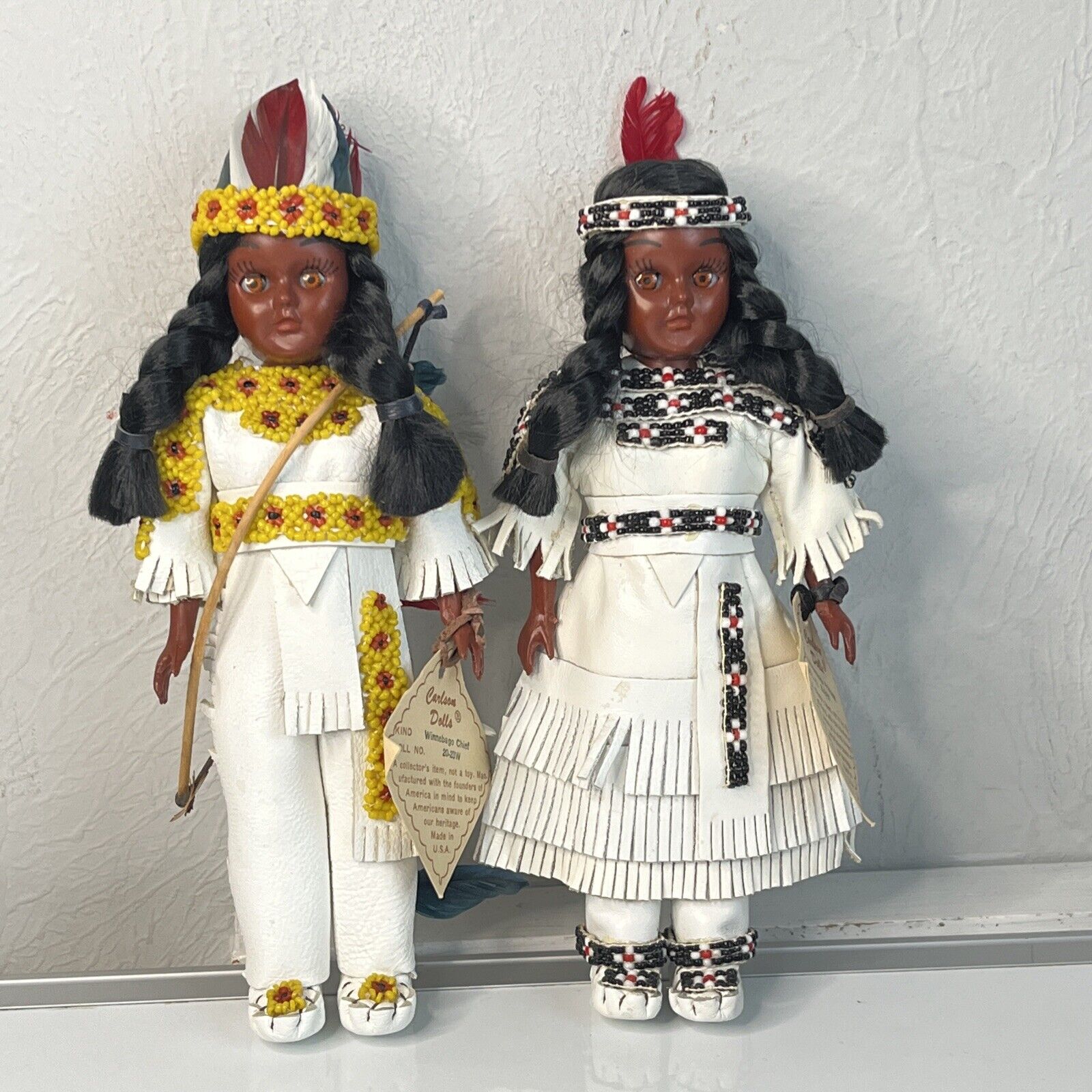2 Carlson Dolls Winnebago Chief 20-23W Princess 20-24W Estate Collection