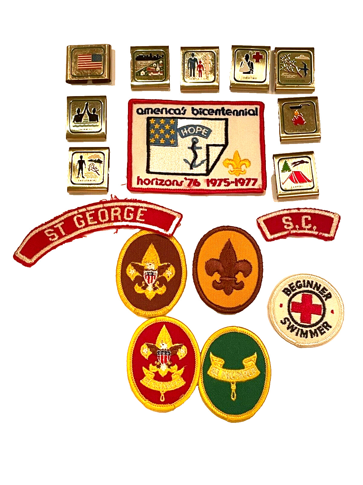 Vintage Lot Of (17) Boy Scout Badges/Patches