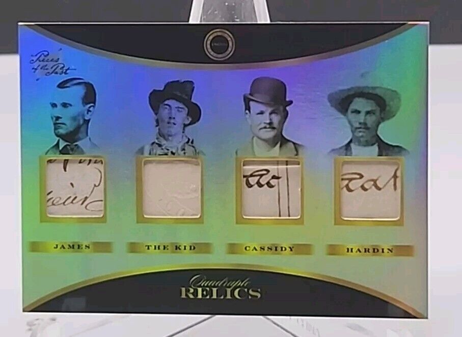  2024 Pieces Of The Past 1800s Billy The Kid, Butch Cassidy, Jesse James, Hardin