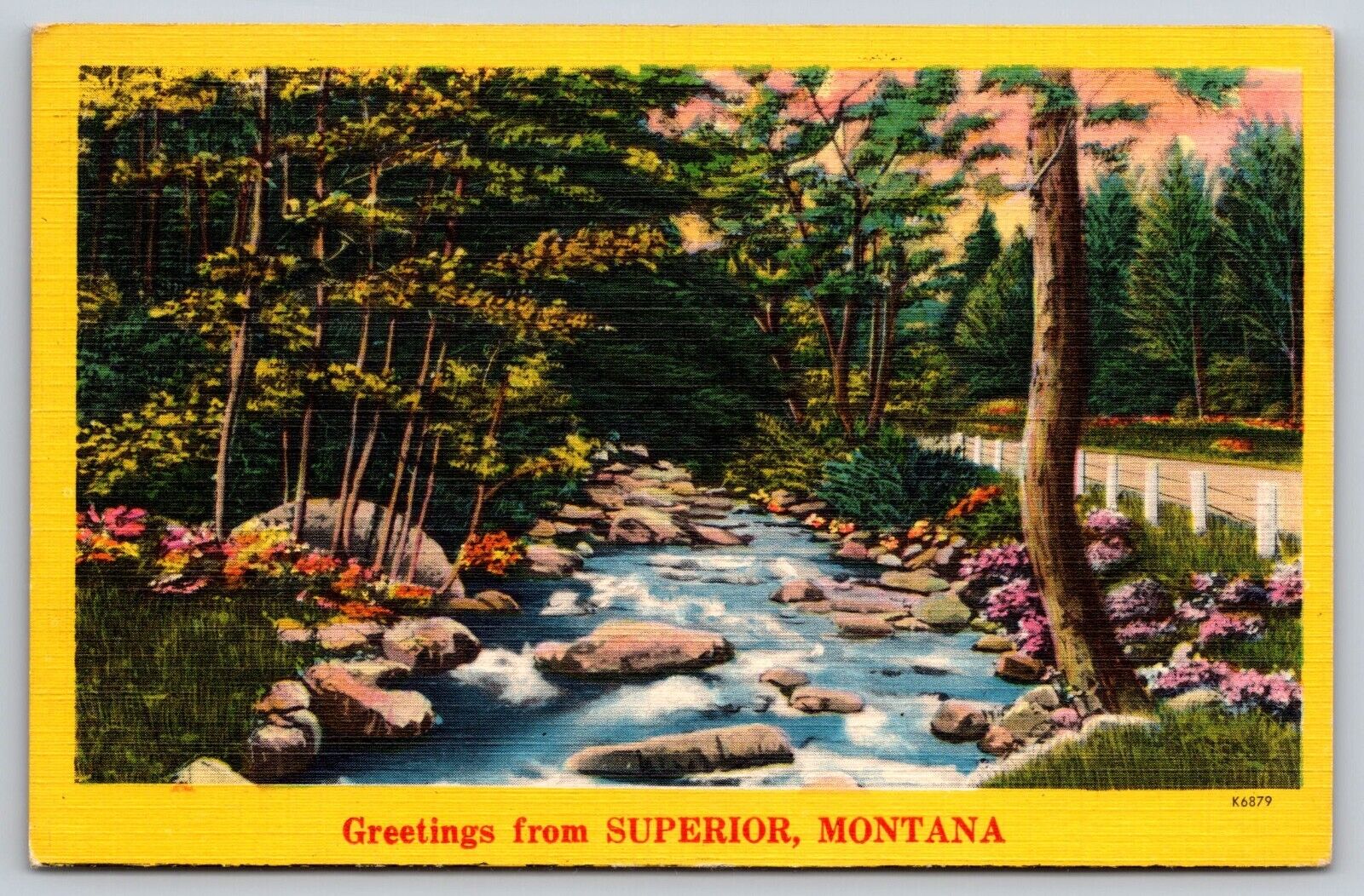 Postcard Montana Superior Greetings c1953 11H
