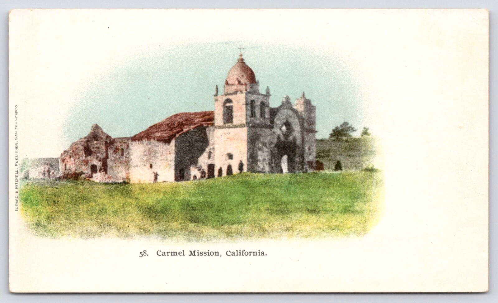 Postcard Carmel California The Carmel Mission On Rio Road Private Mailing Card