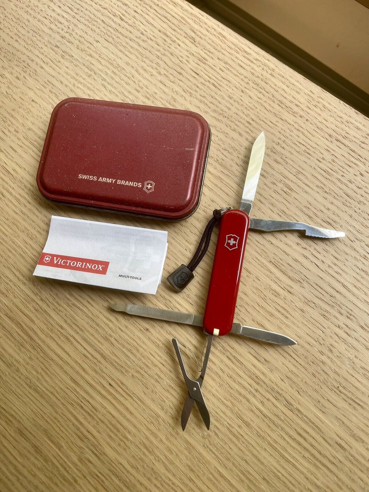 Victorinox Executive With Tin Discontinued 74mm Swiss Army Knife New Rare 0.6603