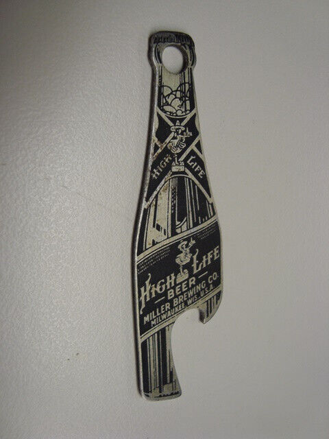 Circa 1930s Miller Bottle-Shaped Opener, Milwaukee, Wisconsin