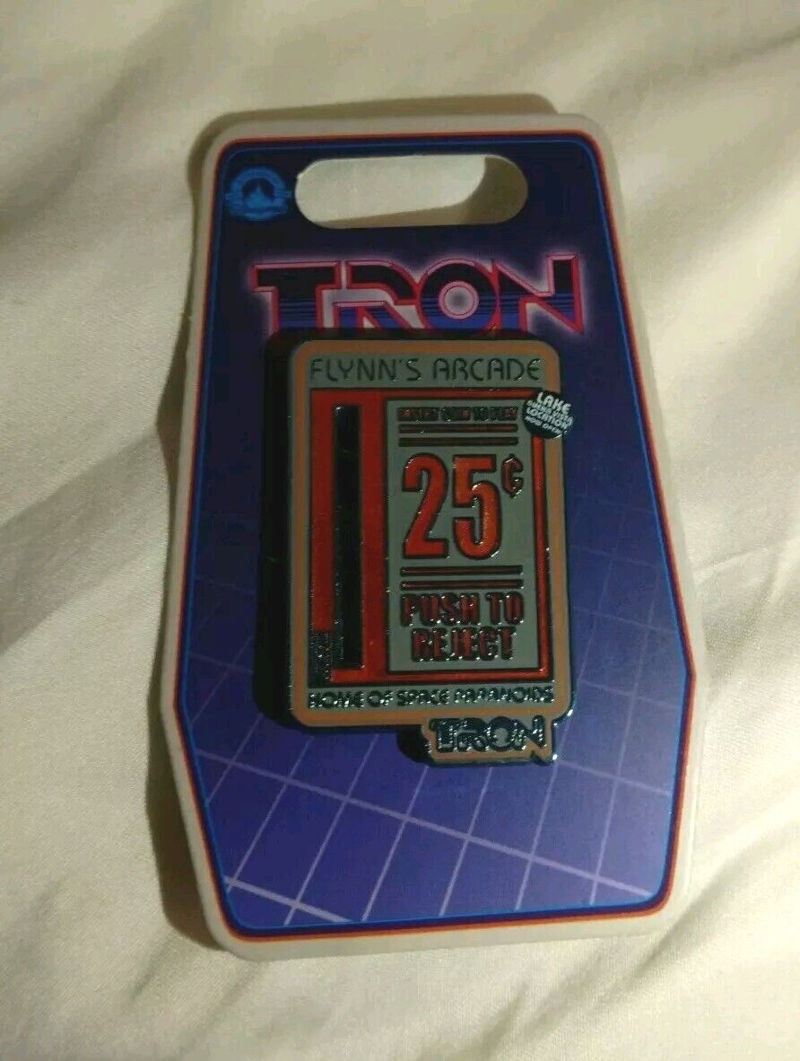 Tron Flynn's Arcade Coin Slot 25¢ Disney Pin Lightcycle Run