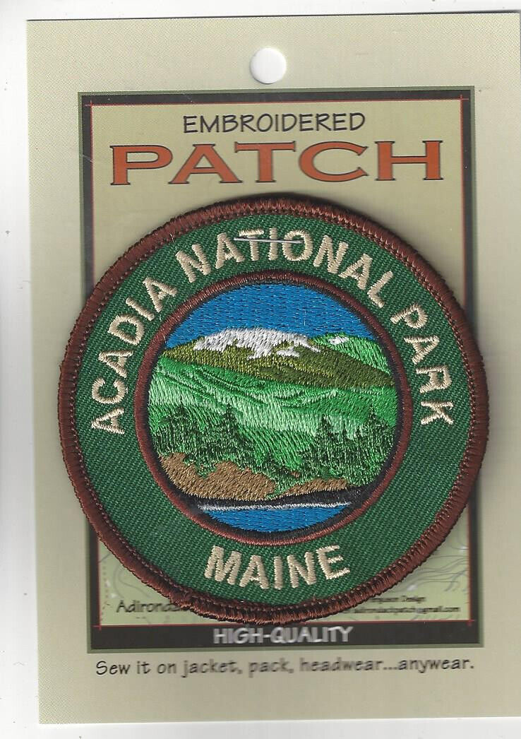 Acadia National Park Maine Souvenir Patch Maine 003