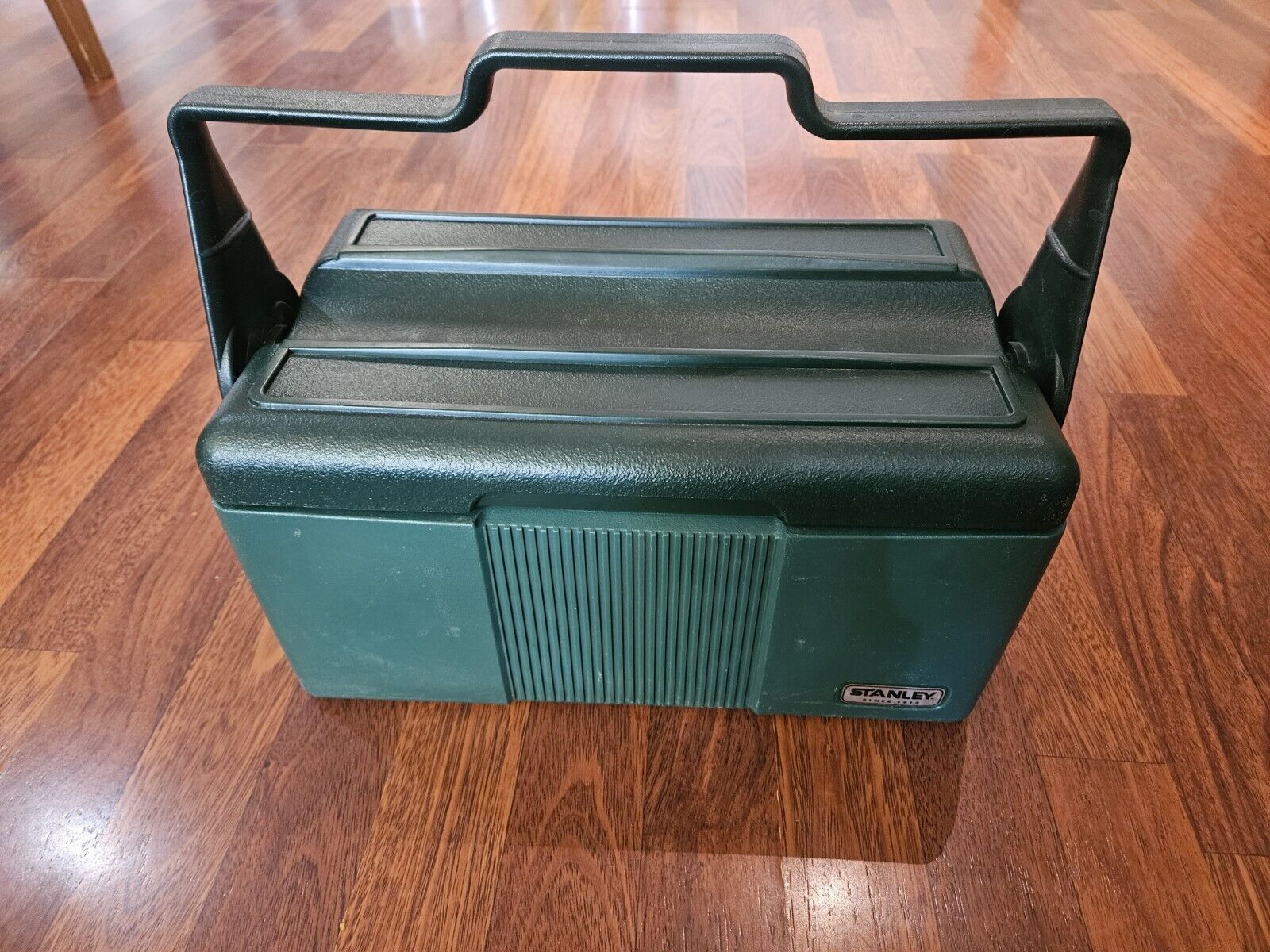 Stanley 2000s 7 Qt. Green Thermos Aladdin Style PMI Lunch Box Without Thermos
