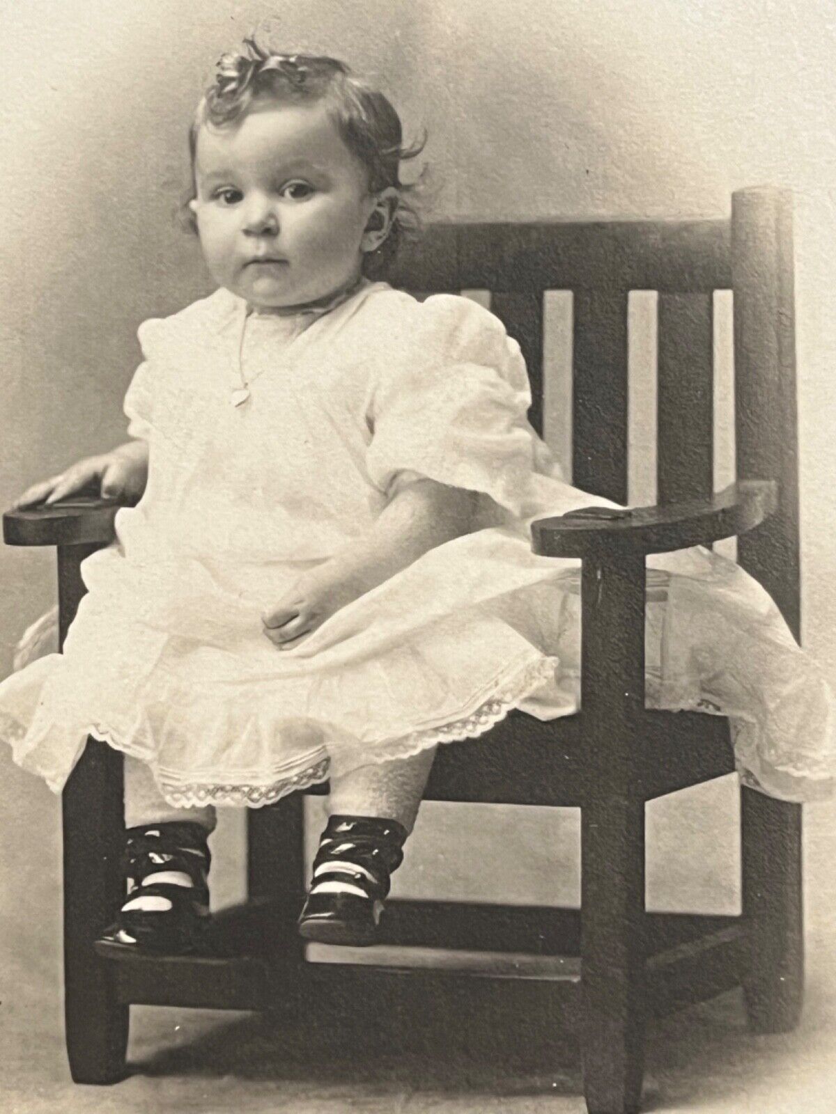 RPPC St Paul Baby Lucille Erwin Minnesota Antique Real Photo Postcard 1911