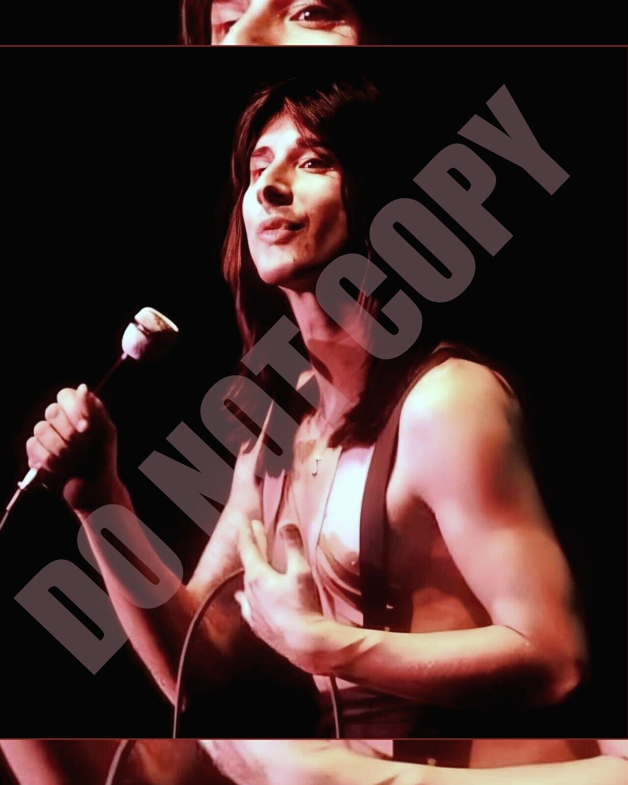 Steve Perry From Journey In Concert With No Shirt On 8x10 Photo