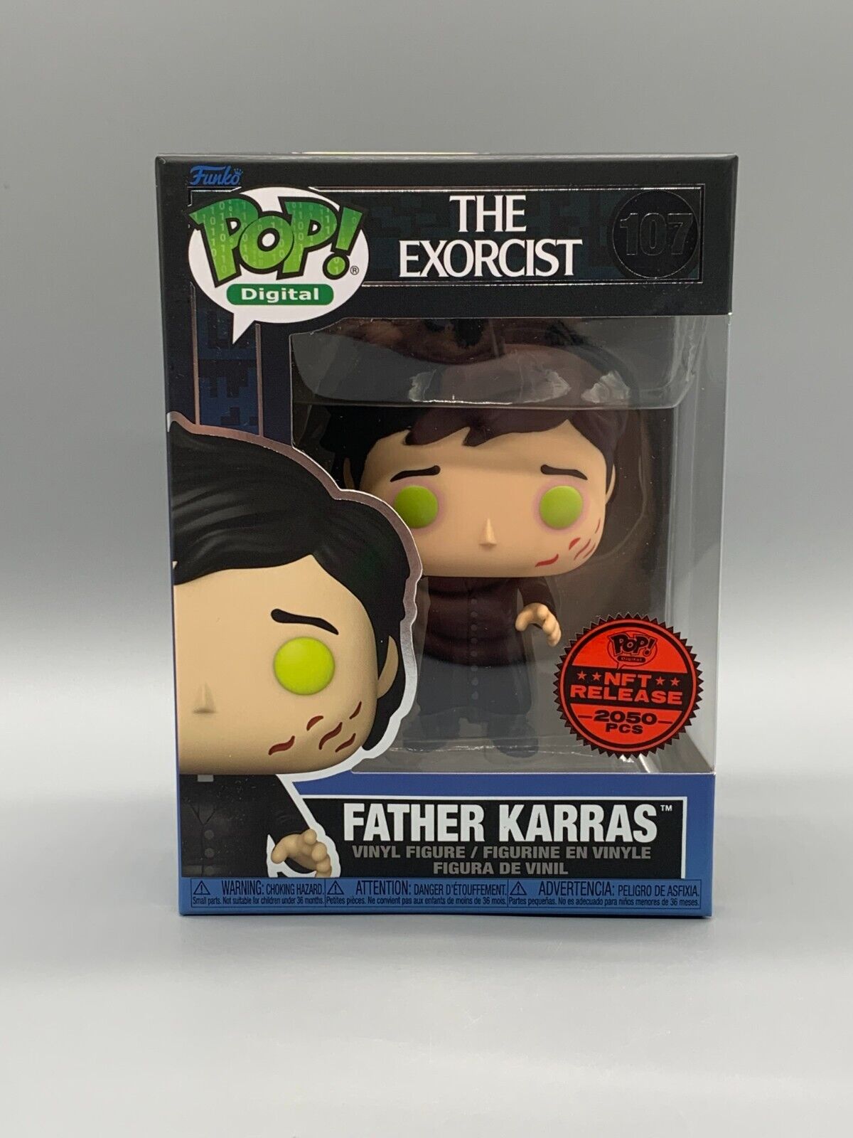 FUNKO POP #107 FATHER KARRAS THE EXORCIST *LE 2050* N FT EXCLUSIVE W/ PROTECTOR