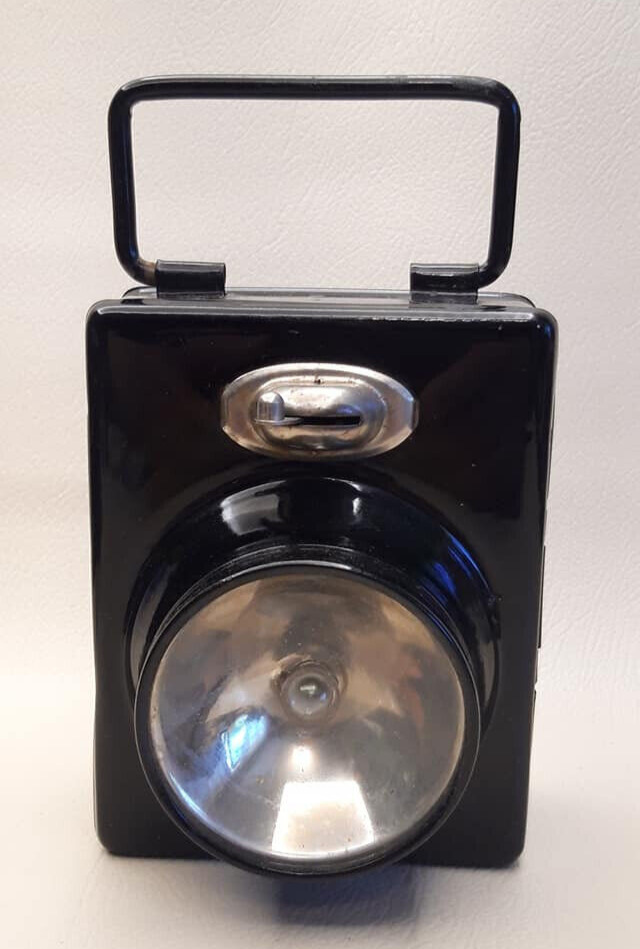 RARE vintage mining lantern, 4.5 V lamp