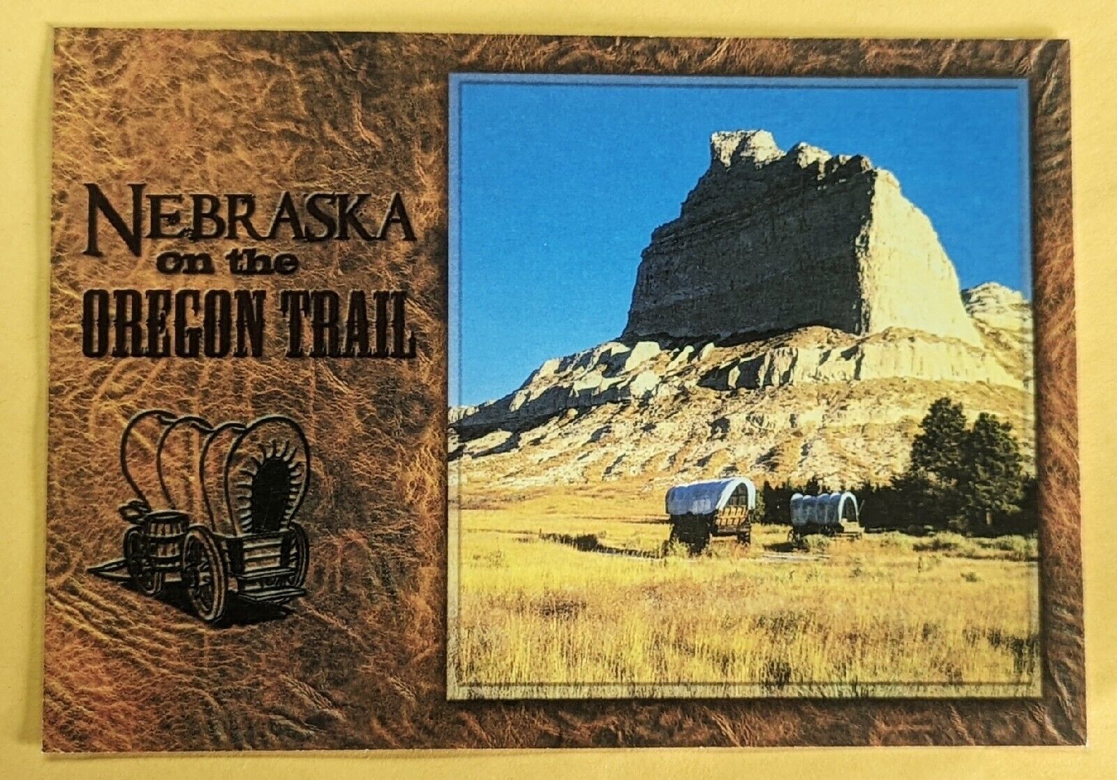 Postcard NE. Scotts Bluff National Monument Nebraska 