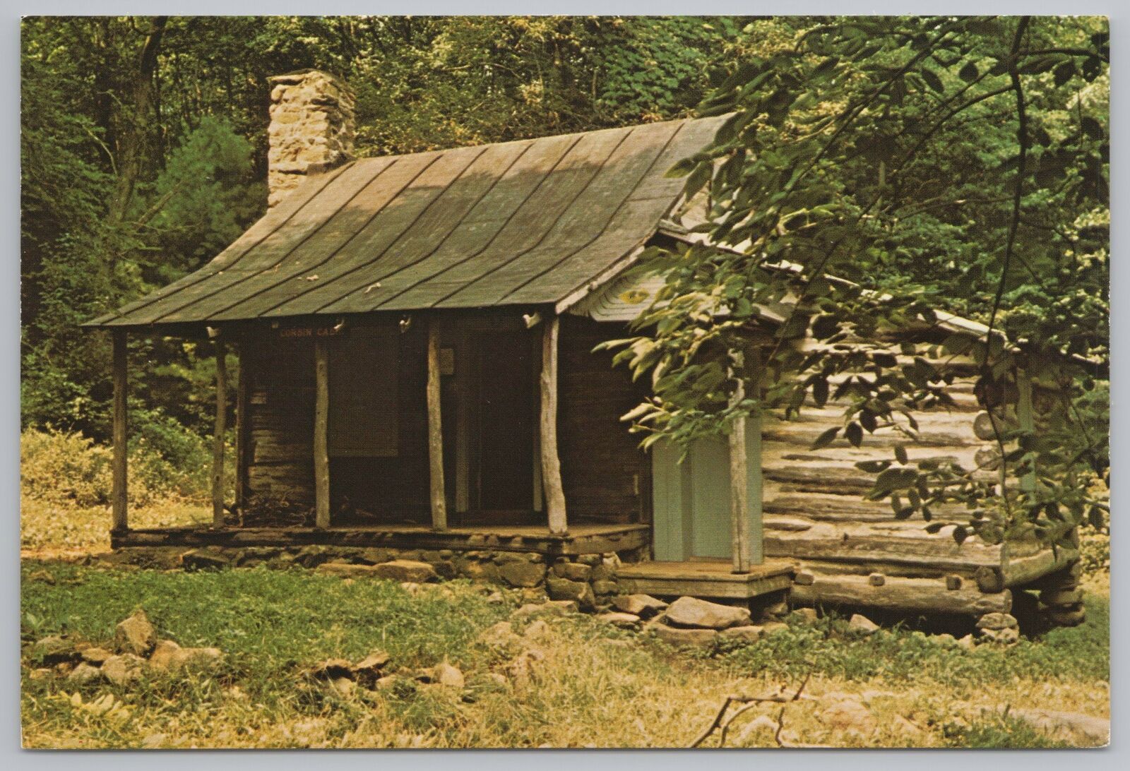 National & State Park~Corbin Cabin Shenandoah Park~Continental Postcard