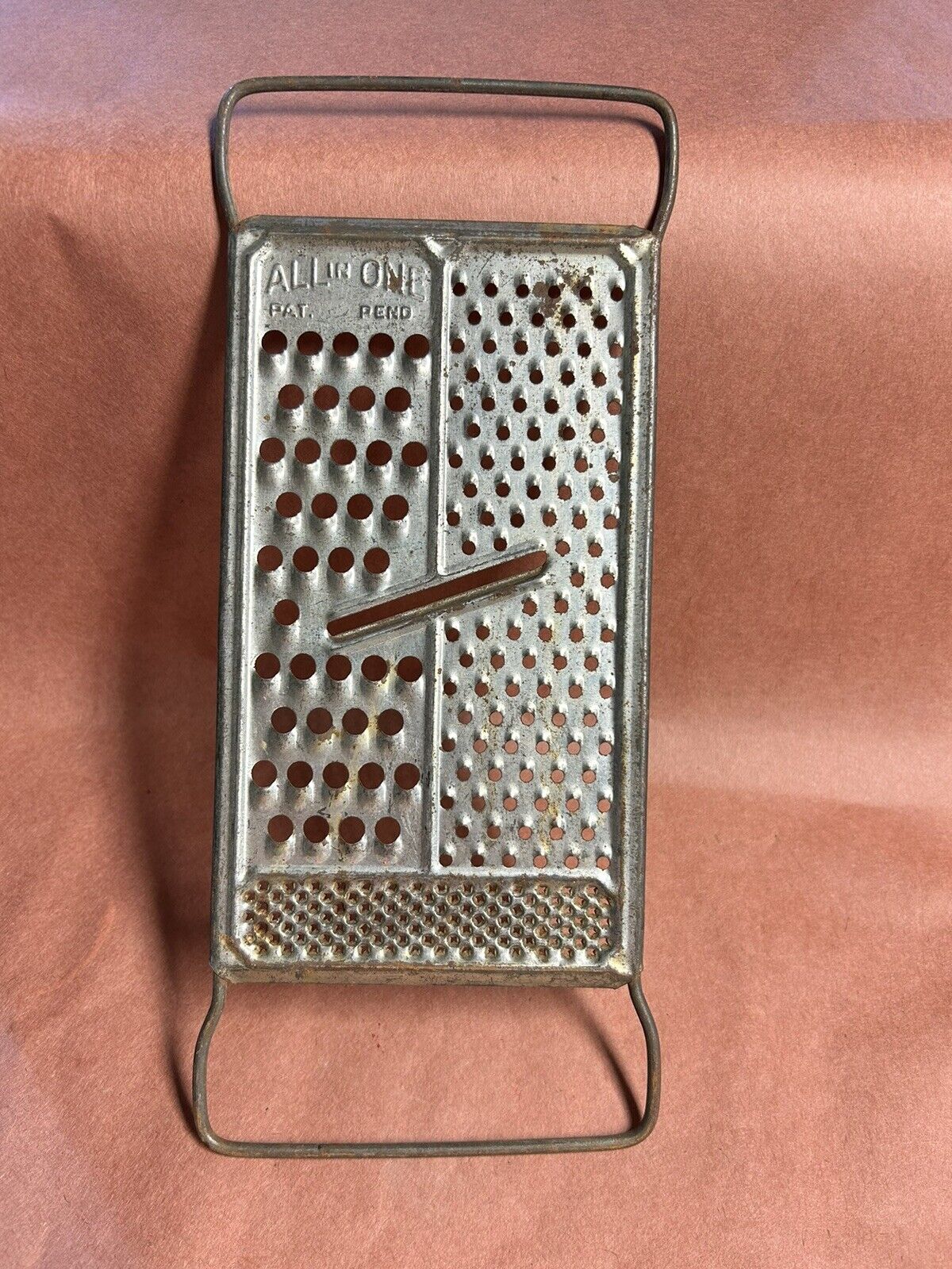 All-in-One Vintage Cheese / Vegetable Grater - 7.5