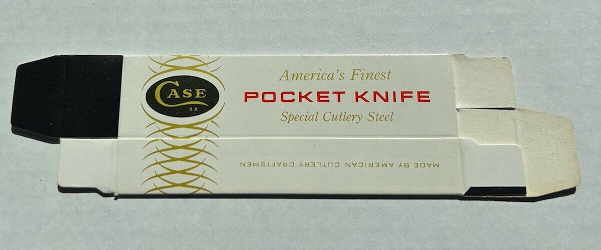 Vintage Case XX pocket knife box New Old Stock 4 3/8” x 1 1/8” x 11/16”