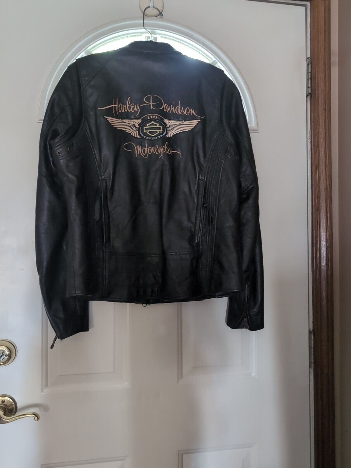 Harley Davidson 110th Anniversary Women's Leather Riding Jacket