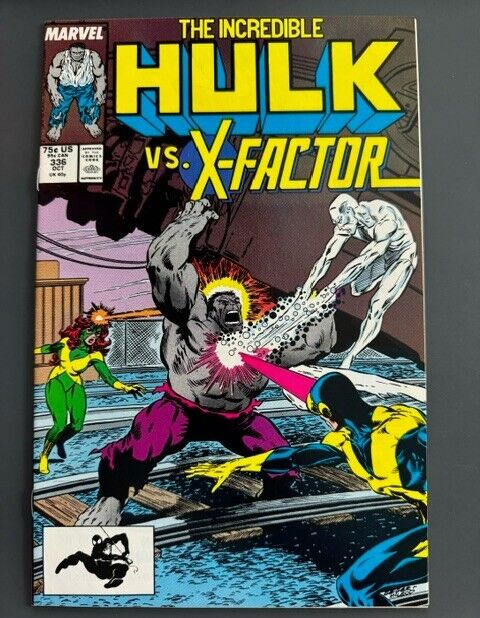The Incredible Hulk #336 Not a Reprint, Hulk Vs. X-Factor