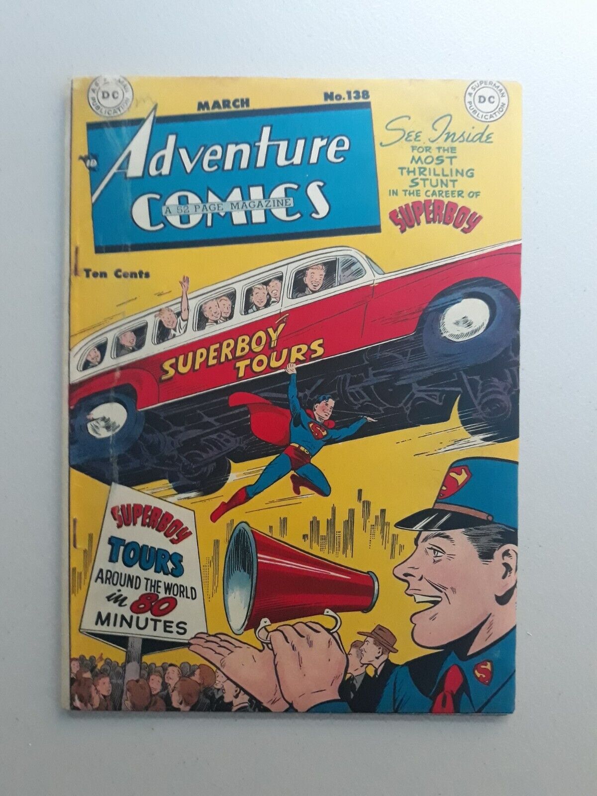 Adventure Comics 138 DC 1949 Superboy
