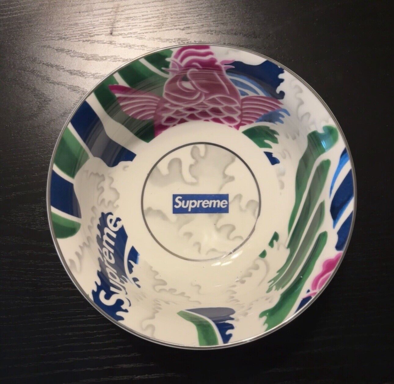 Supreme Waves Ceramic Bowl Multicolor (SS20), Koi Fish Bowl NEVER USED