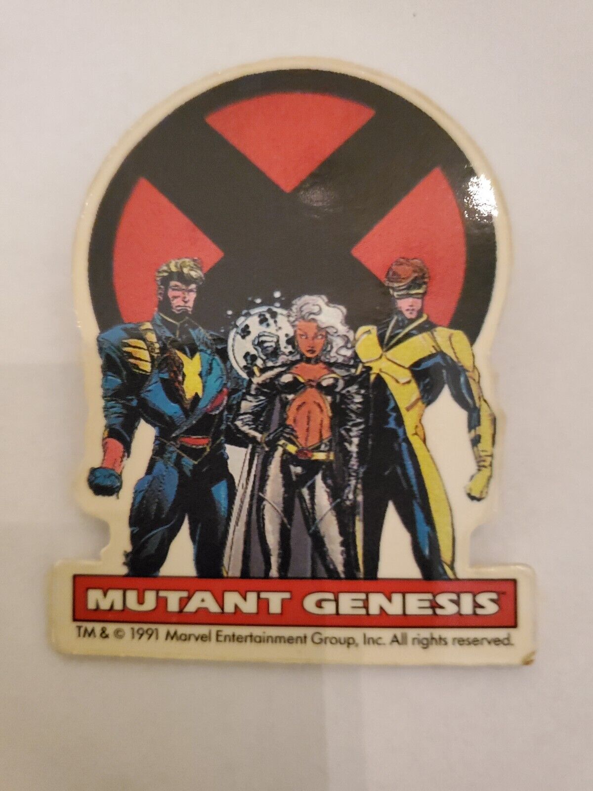 X-Men Mutant Genesis Vintage Pin Badge 1991 Marvel