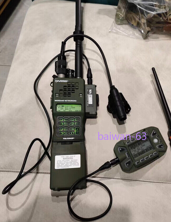 US GPS TCA AN/PRC-152A Mbitr Radio Aluminum Handheld Interphone VHF UHF In Case