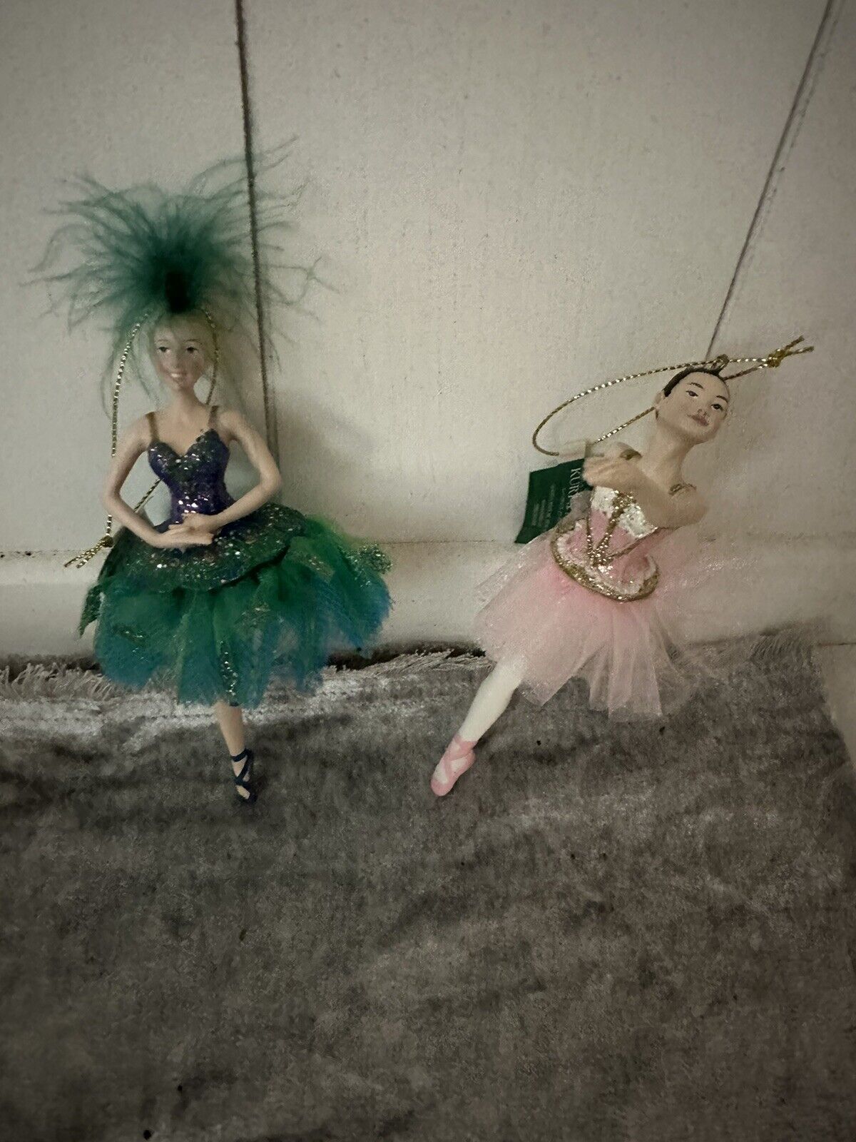 Kurt S. Adler Nutcracker Ballerina Ornaments New