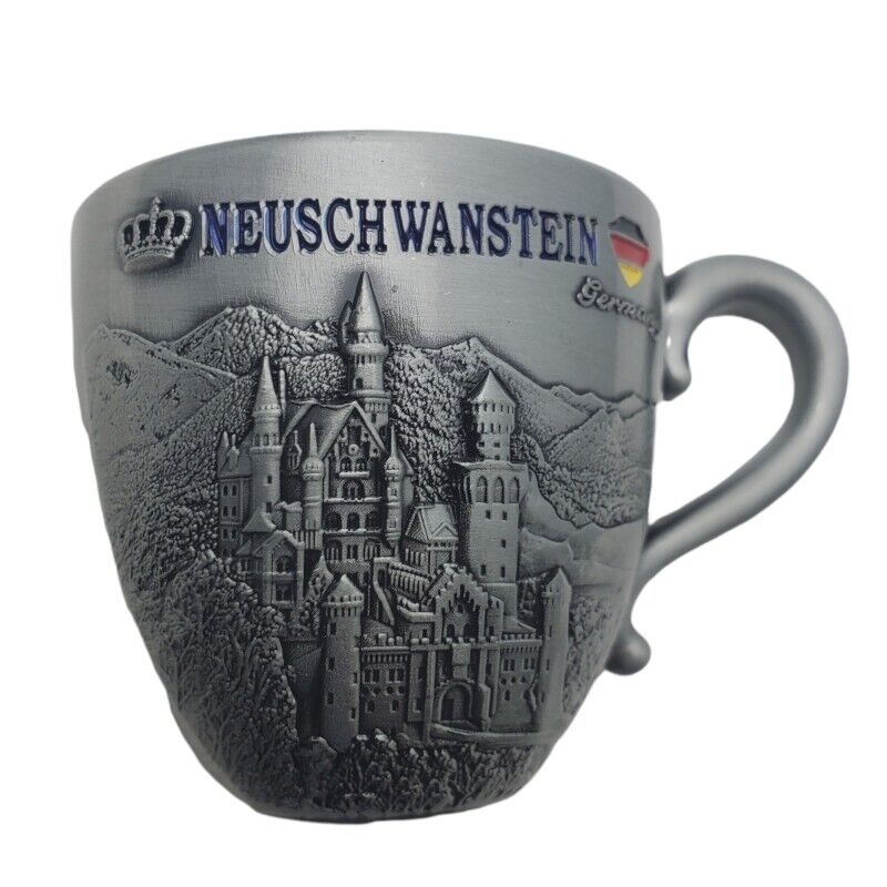 Neuschwanstein Castle Germany Metal Fridge Magnet Travel Souvenir Magnetic Cup
