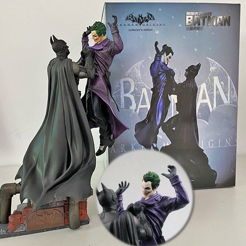 Warner Bros Batman Arkham Origins Statue VS Joker Collectors Edition DC Statue