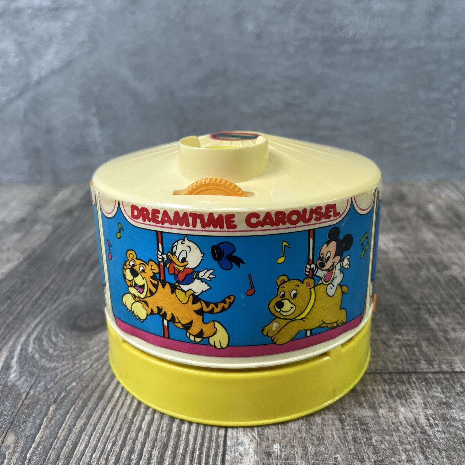 Disney Dreamtime Carousel Vintage 1988 Musical Projector w/ 2 Discs
