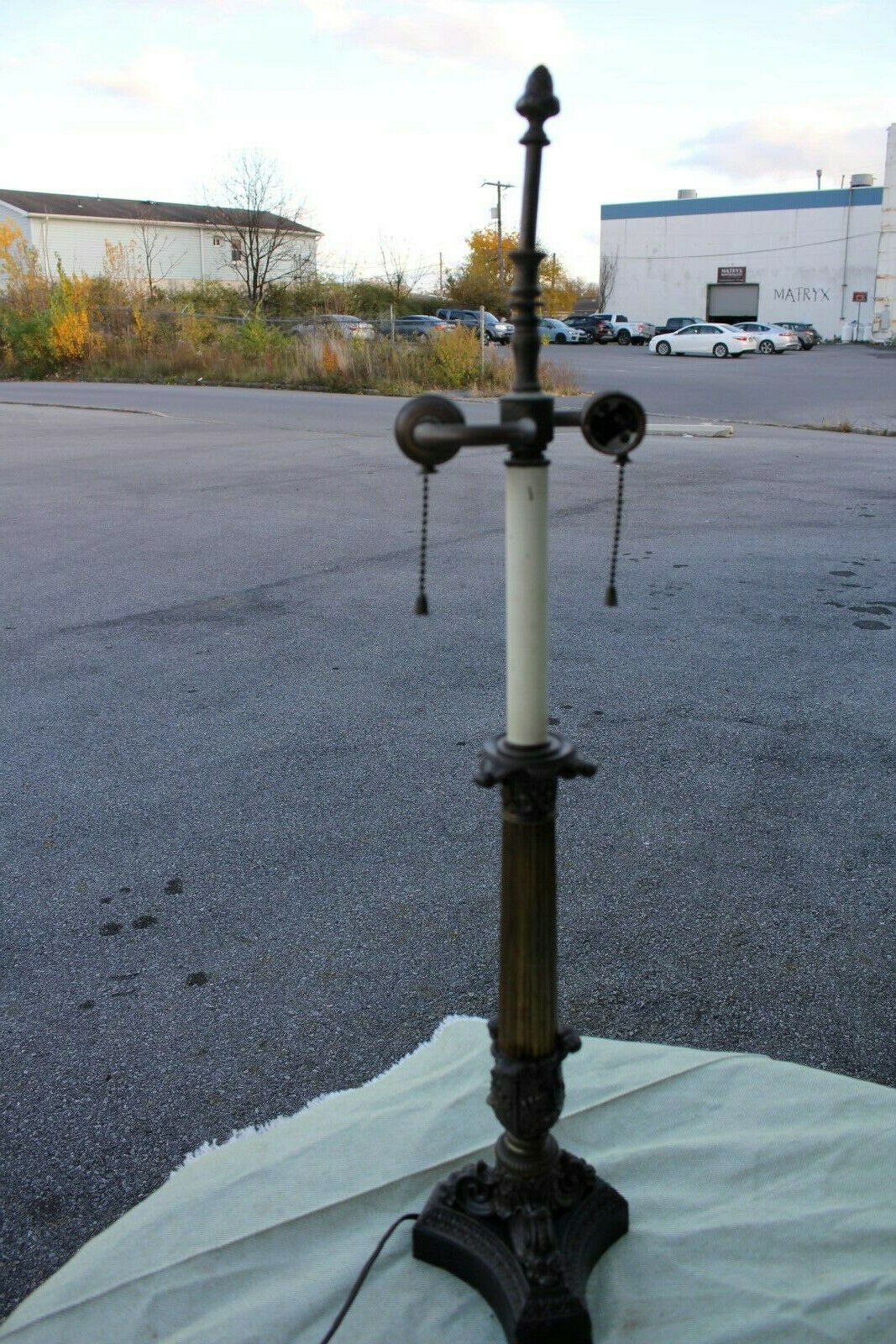 Antique Bronze  Table Lamp