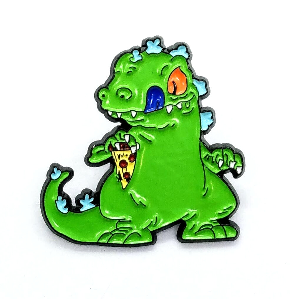 REPTAR PIN Rugrats Dinosaur Nickelodeon Cartoon Toon 90s 1990s Lapel Brooch