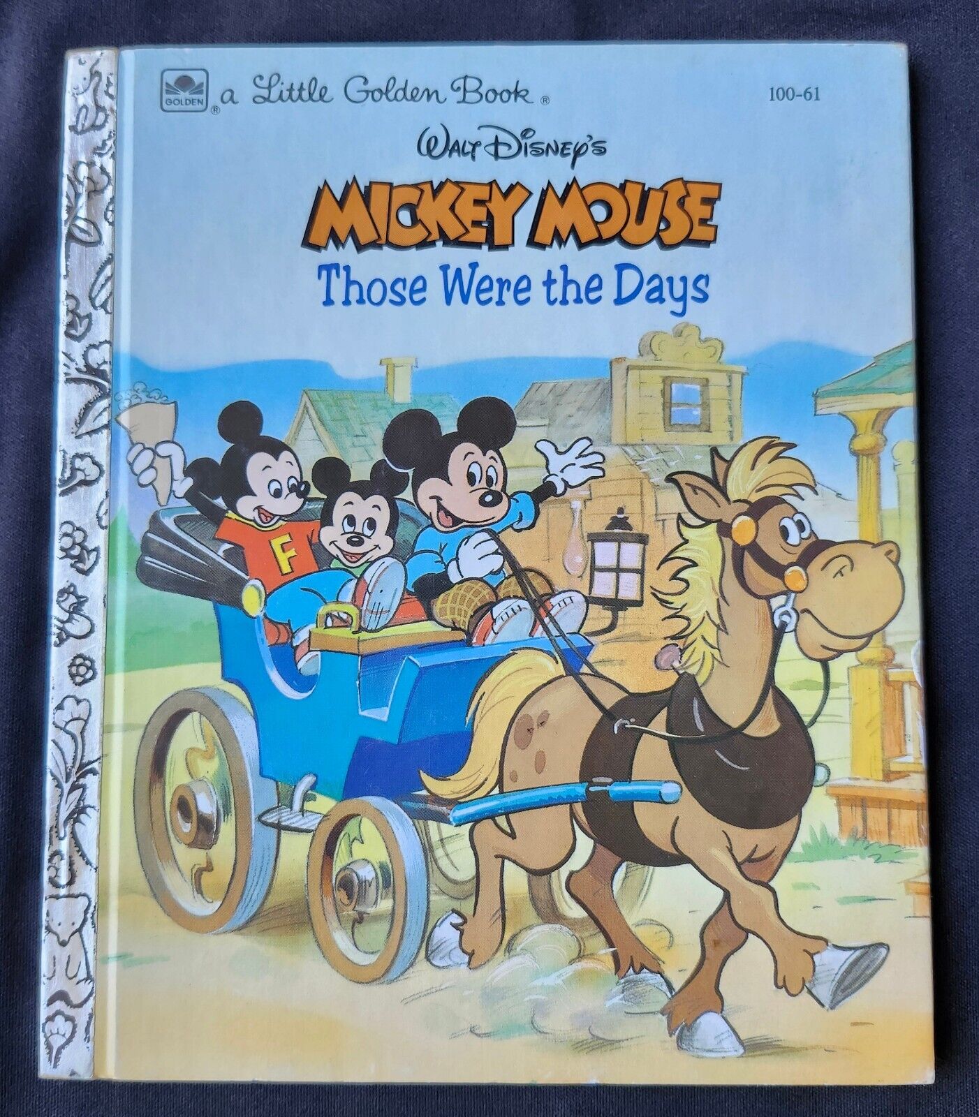 Vintage Little Golden Book Walt Disney Mickey Mouse Those Were the Days