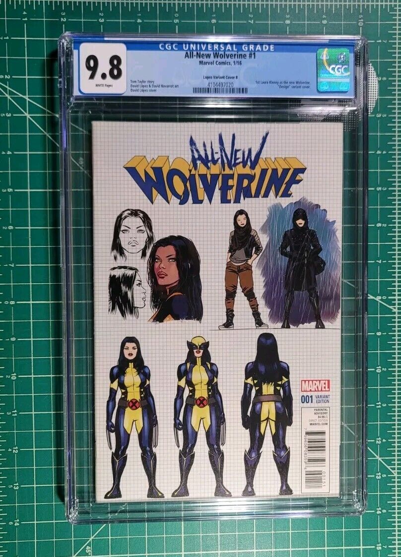 All-New Wolverine #1 (2016) CGC NM 9.8 Laura X-23 Design Variant Marvel Deadpool