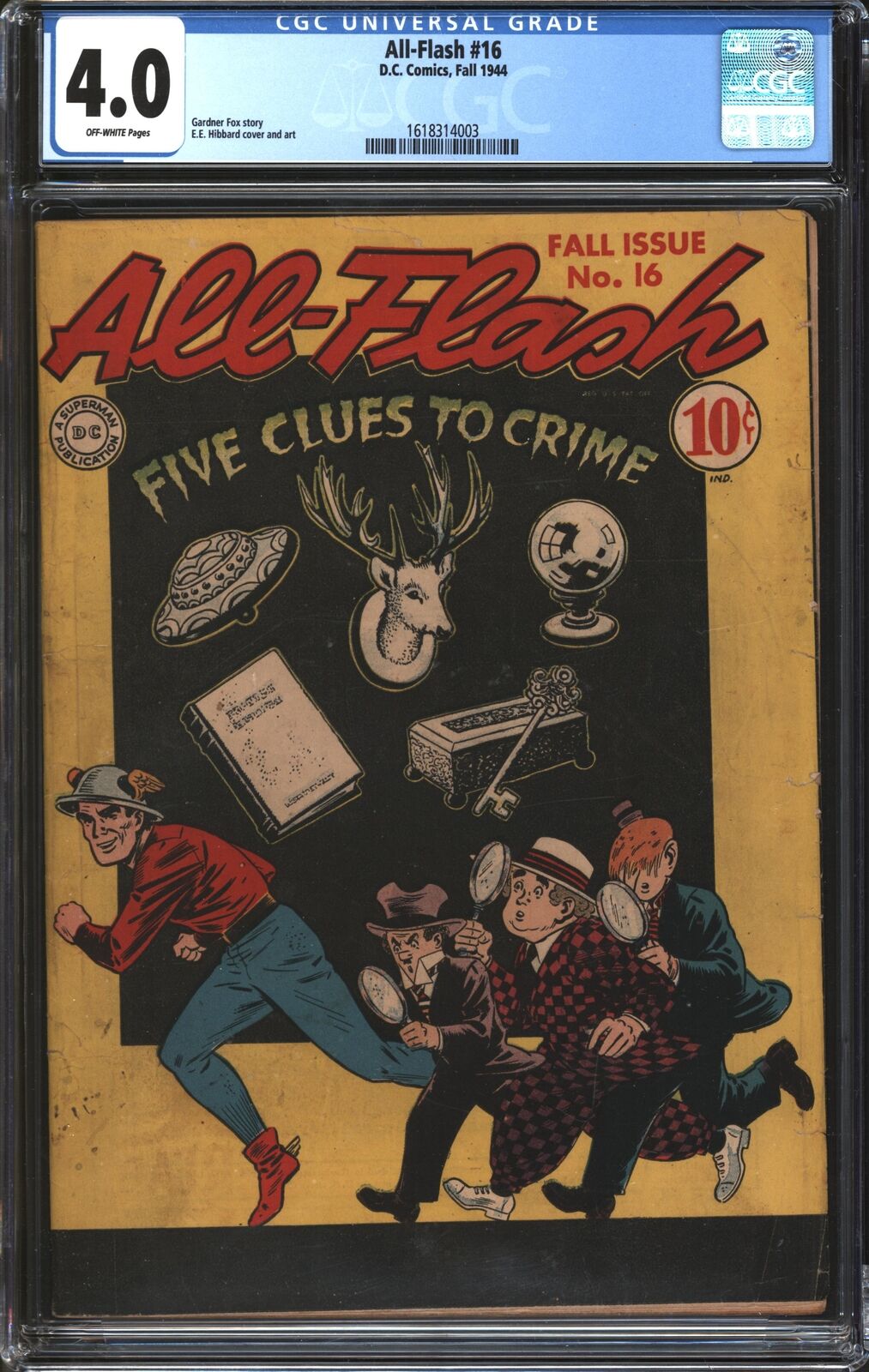 All-Flash (1941) #16 CGC 4.0 VG