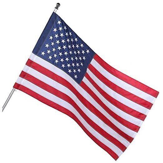 Pole Sleeve American Flag 2.5x4 FT Outdoor Made in USA | Pole Sleeve 2.5X4 FT