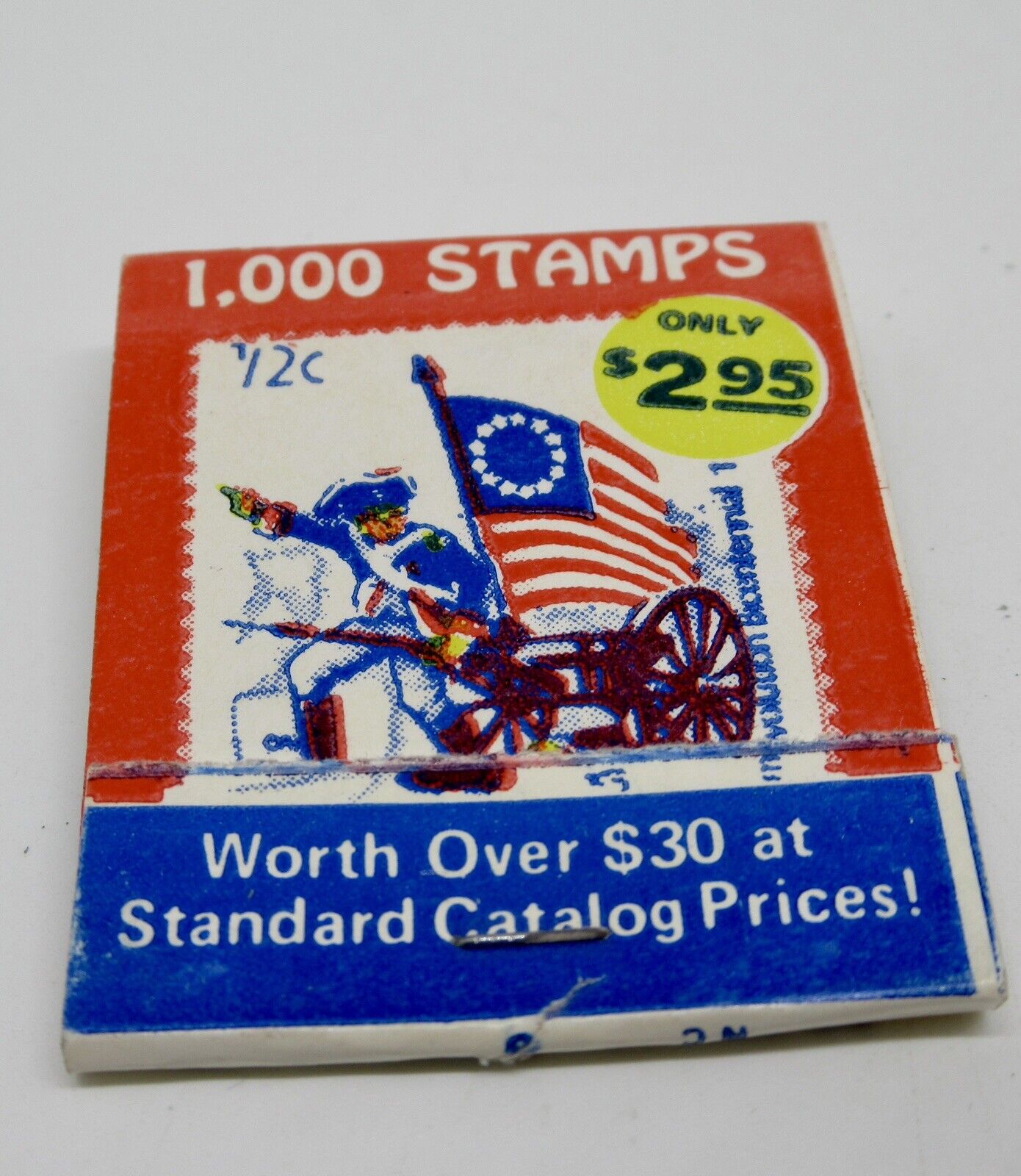 1000 World Wide Stamps Catalog FULL Matchbook