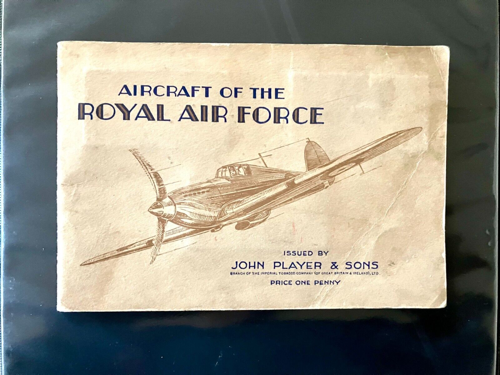 1940s WW2 Player Aviation Tobacco Cards Mounted RAF