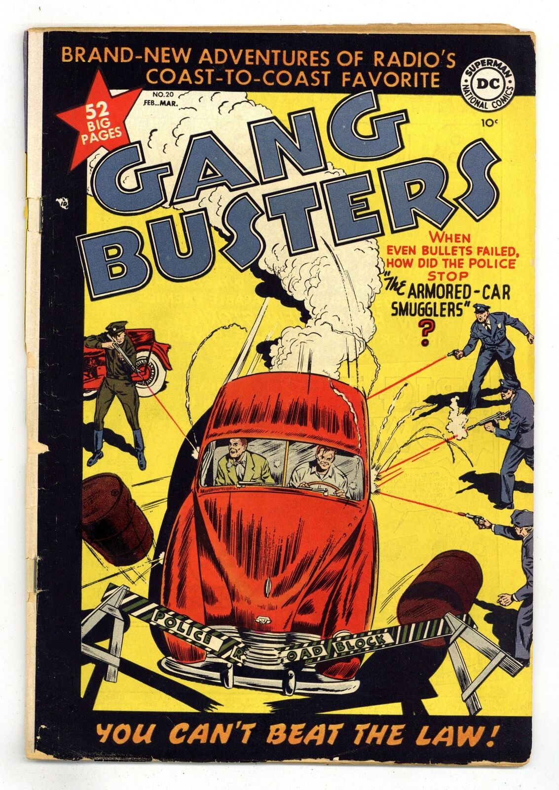 Gang Busters #20 GD 2.0 1951
