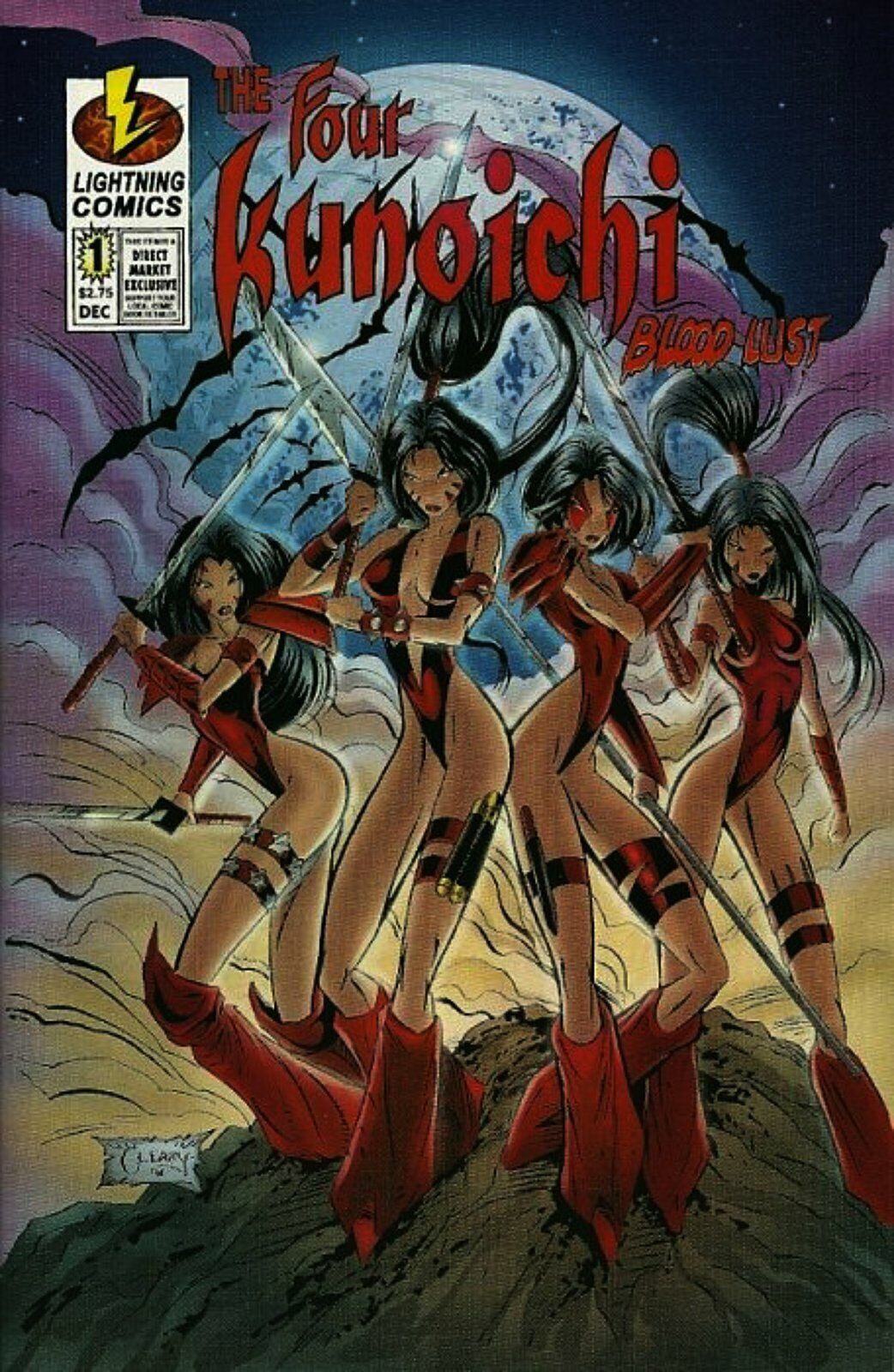 The Four Kunoichi: Bloodlust #1 (1996) Lightning