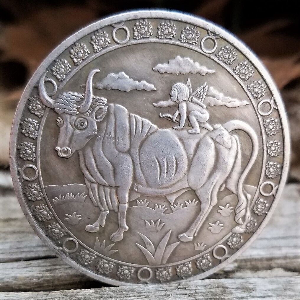Taurus Zodiac Medallion | Gift for Astrology Fans | 1.50