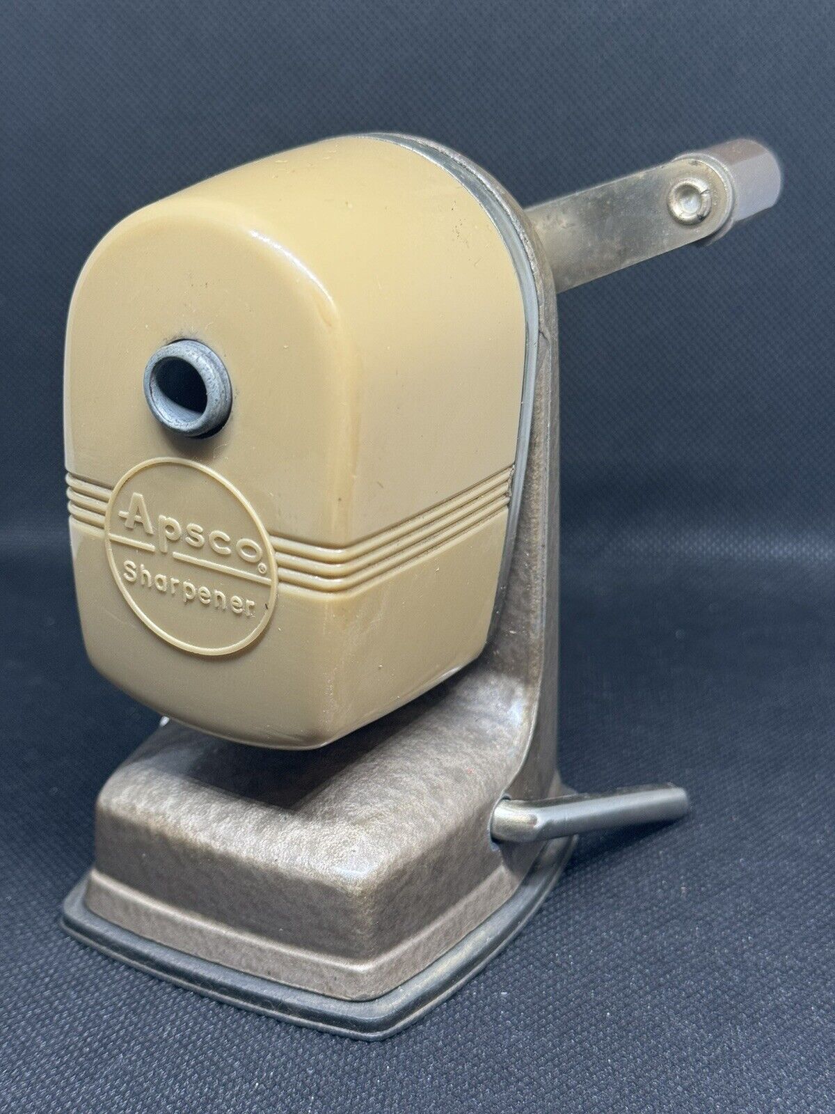 Vintage 1960’s Apsco Vacu Hold Desktop/Tabletop Pencil Sharpener 