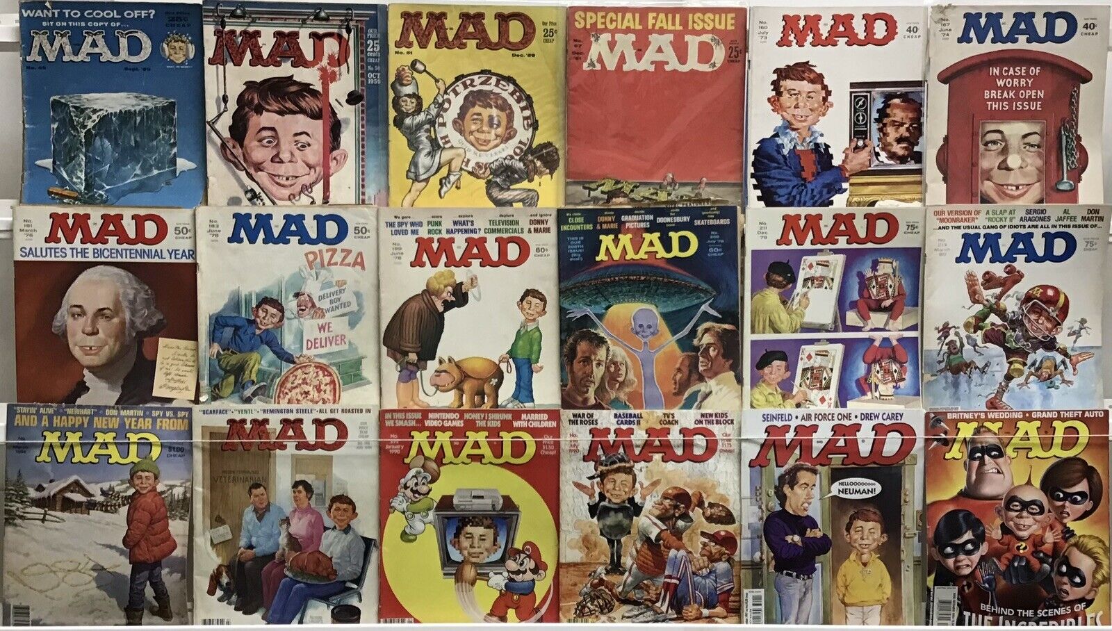 MAD Magazines - Lot Of 18