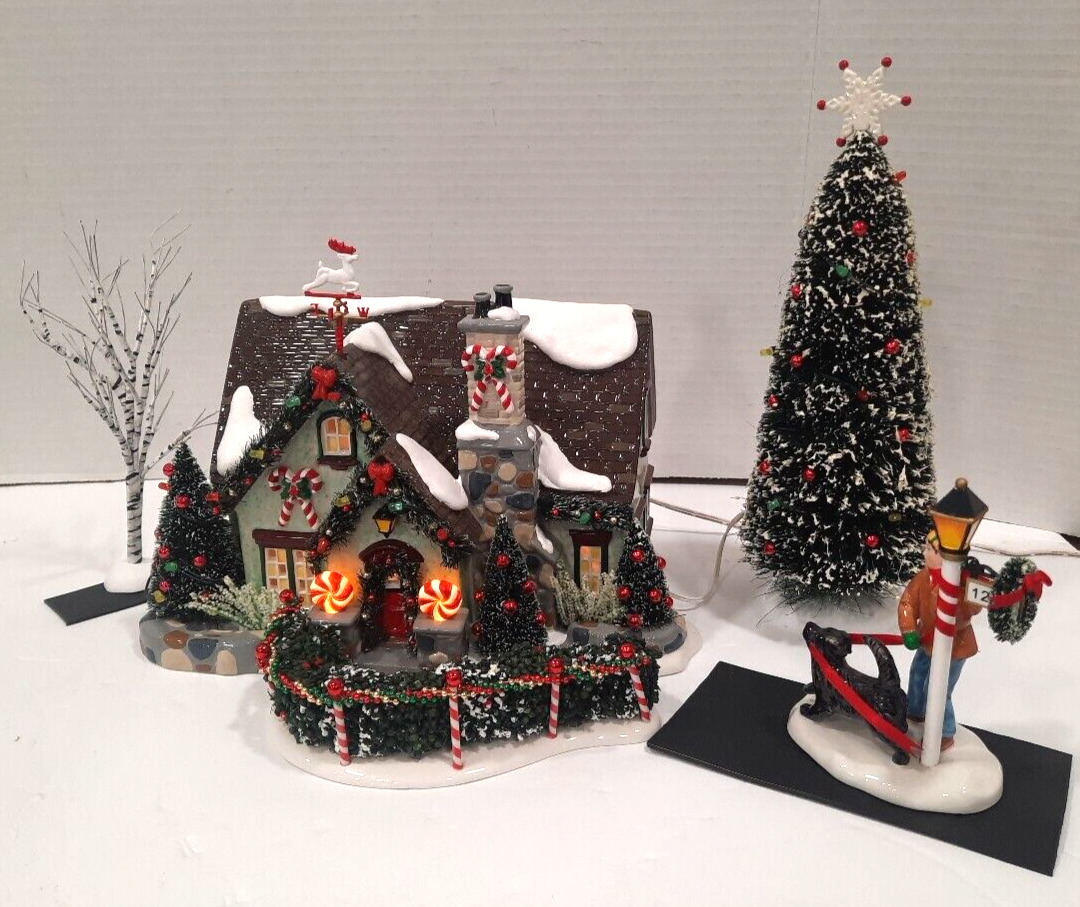 Department Dept 56 The Peppermint House / Christmas Lane Collection Complete