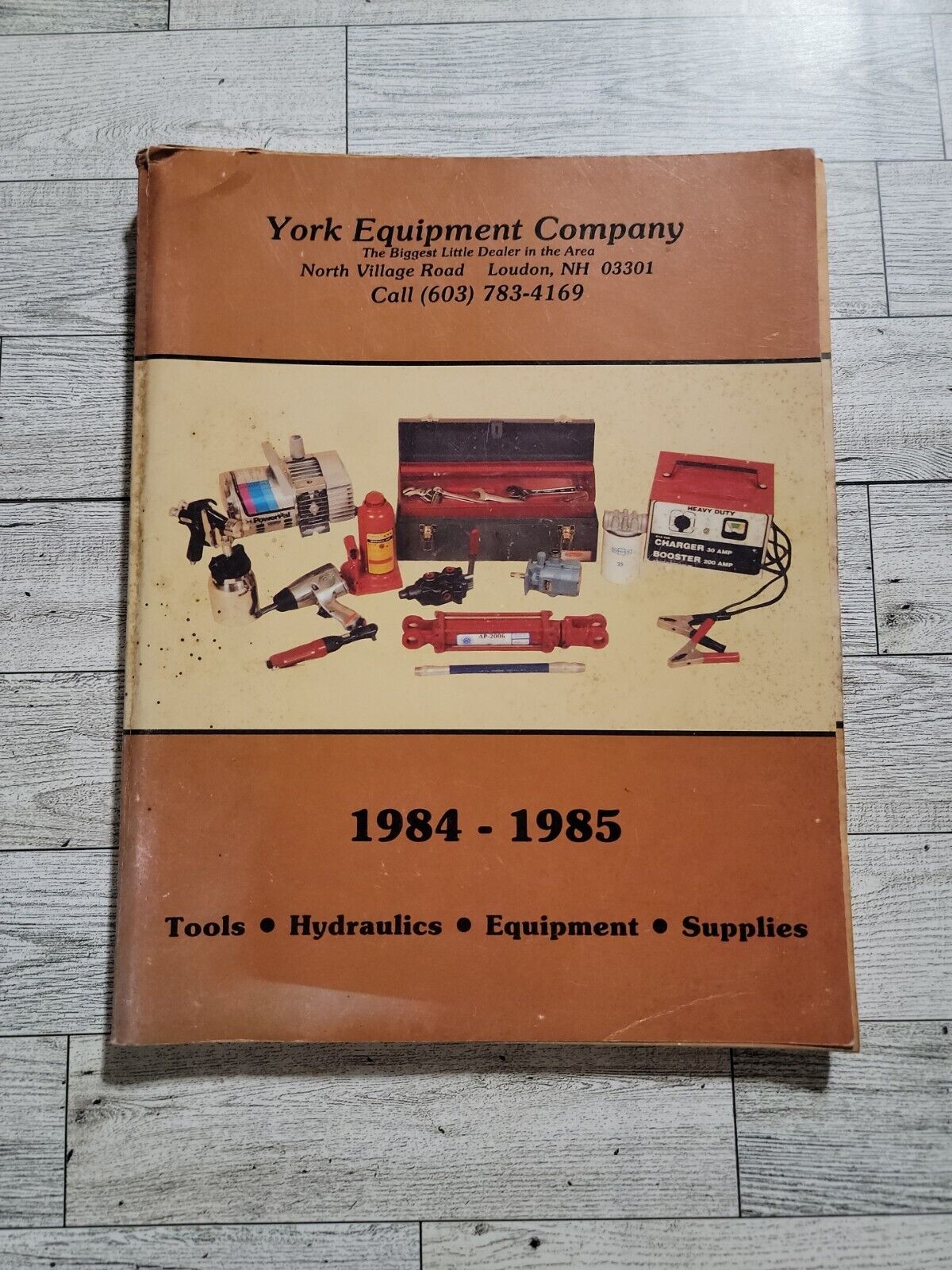 VINTAGE York equipment company 1984 1985 brochure. Yl