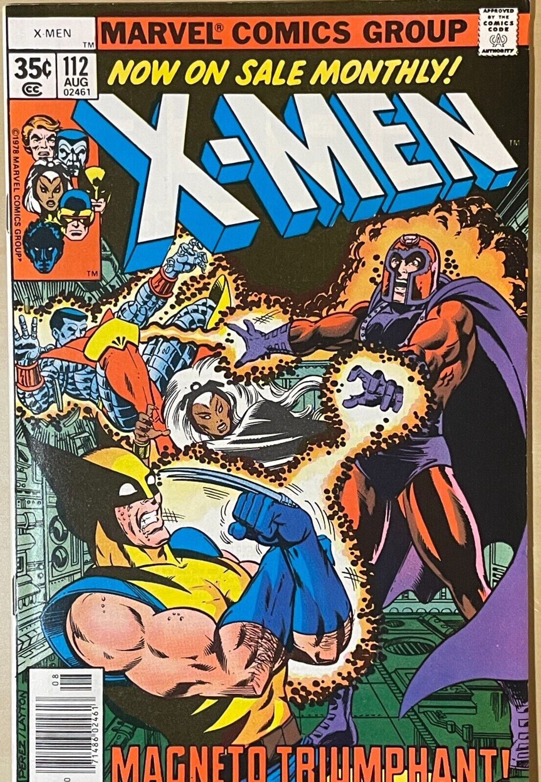 UNCANNY X-MEN #112 (1978) FNVF to VF- PEREZ CVR JOHN BYRNE ART MARVEL COMIC