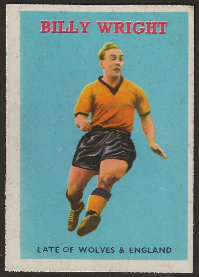 A&BC-FOOTBALL 1959 QUIZ 1ST(01-49)-#15- WOLVERHAMPTON WOLVES - BILLY WRIGHT