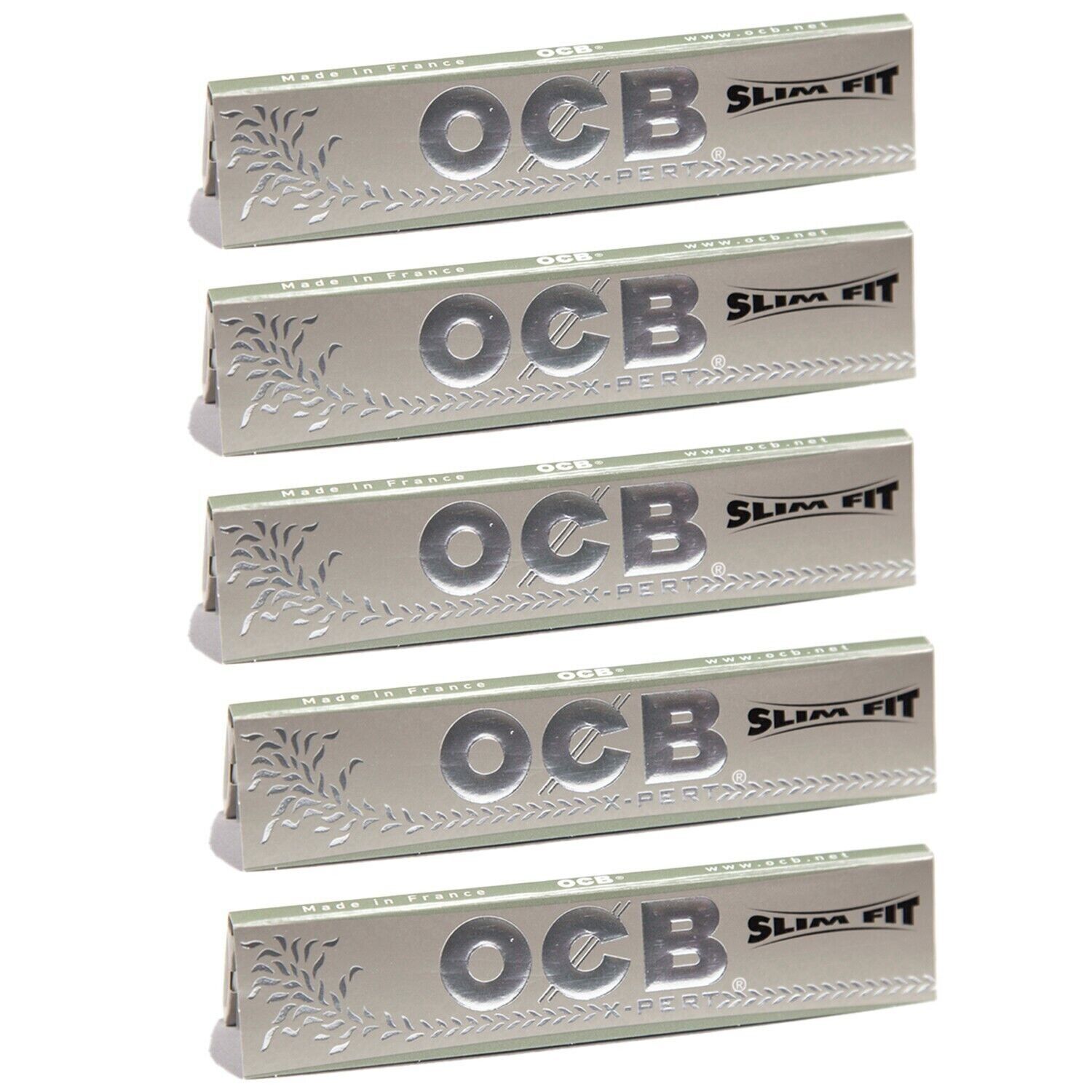 Ocb X-Pert Slim Fit Rolling Papers 5 Booklets