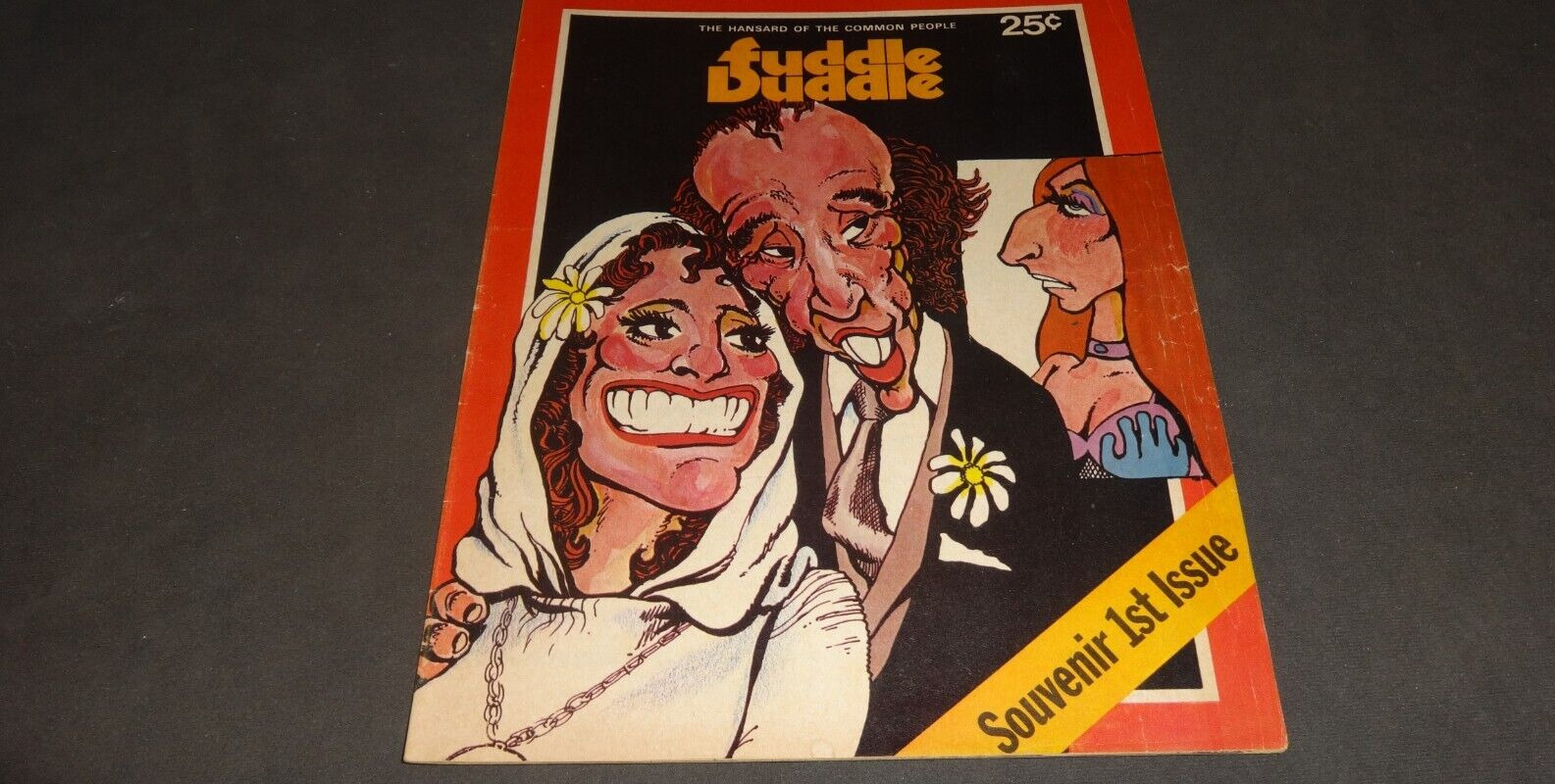 FUDDLE DUDDLE #1 1971 1st Maggie & Pierre Elliot Trudeau in COMICS
