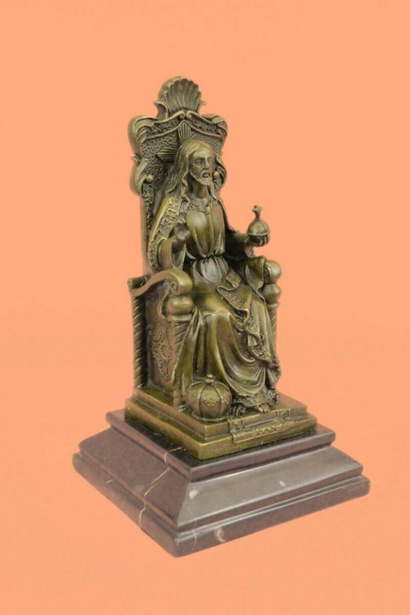 Art Deco Figure Bible Jesus Religious Art Sculpture Statue Bronze Deco Gift Sale