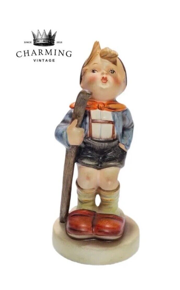 Vintage W. Germany Hummel Goebel LITTLE HIKER Boy Porcelain Figurine
